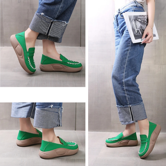 Mocassim Plataforma Feminino - Altura e Conforto Sem Esforço!