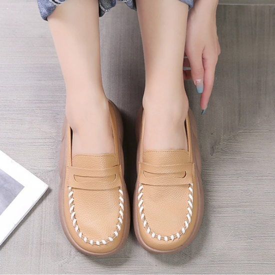 Mocassim Plataforma Feminino - Altura e Conforto Sem Esforço!
