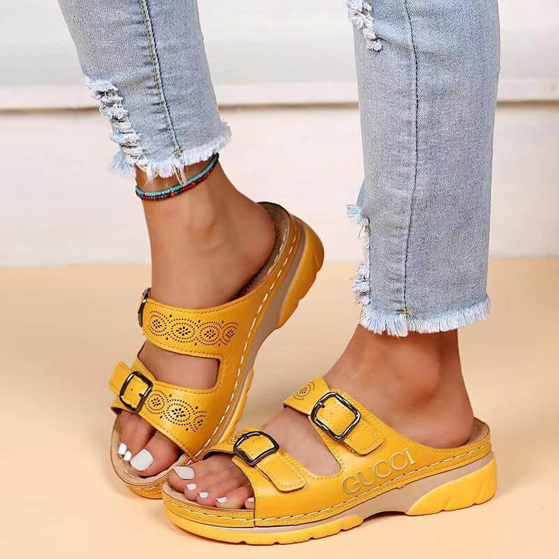 Sandália Comfort™ - Elegância e Alívio Para Seus Pés!