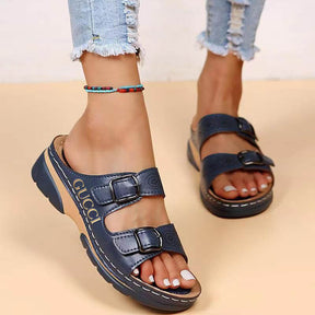Sandália Comfort™ - Elegância e Alívio Para Seus Pés!