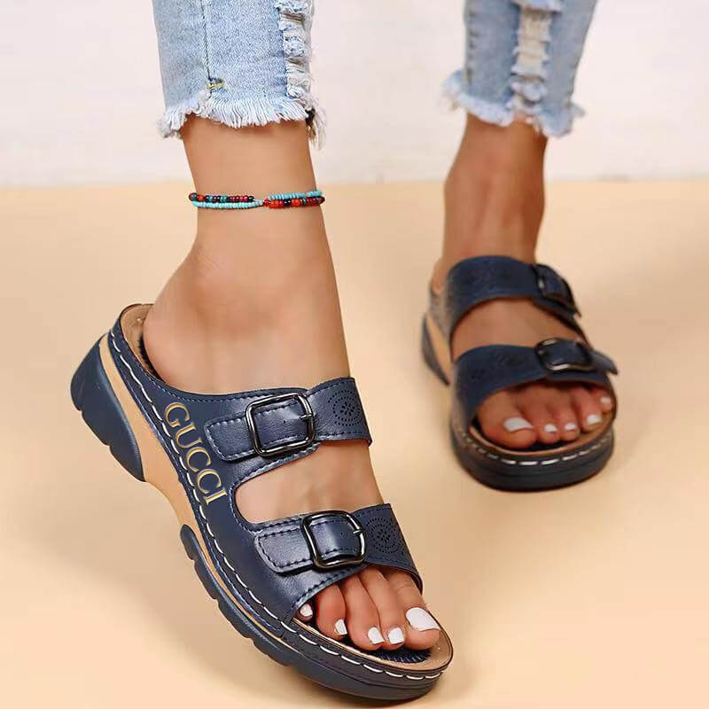 Sandália Comfort™ - Elegância e Alívio Para Seus Pés!