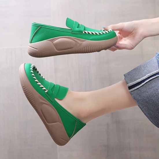 Mocassim Plataforma Feminino - Altura e Conforto Sem Esforço!