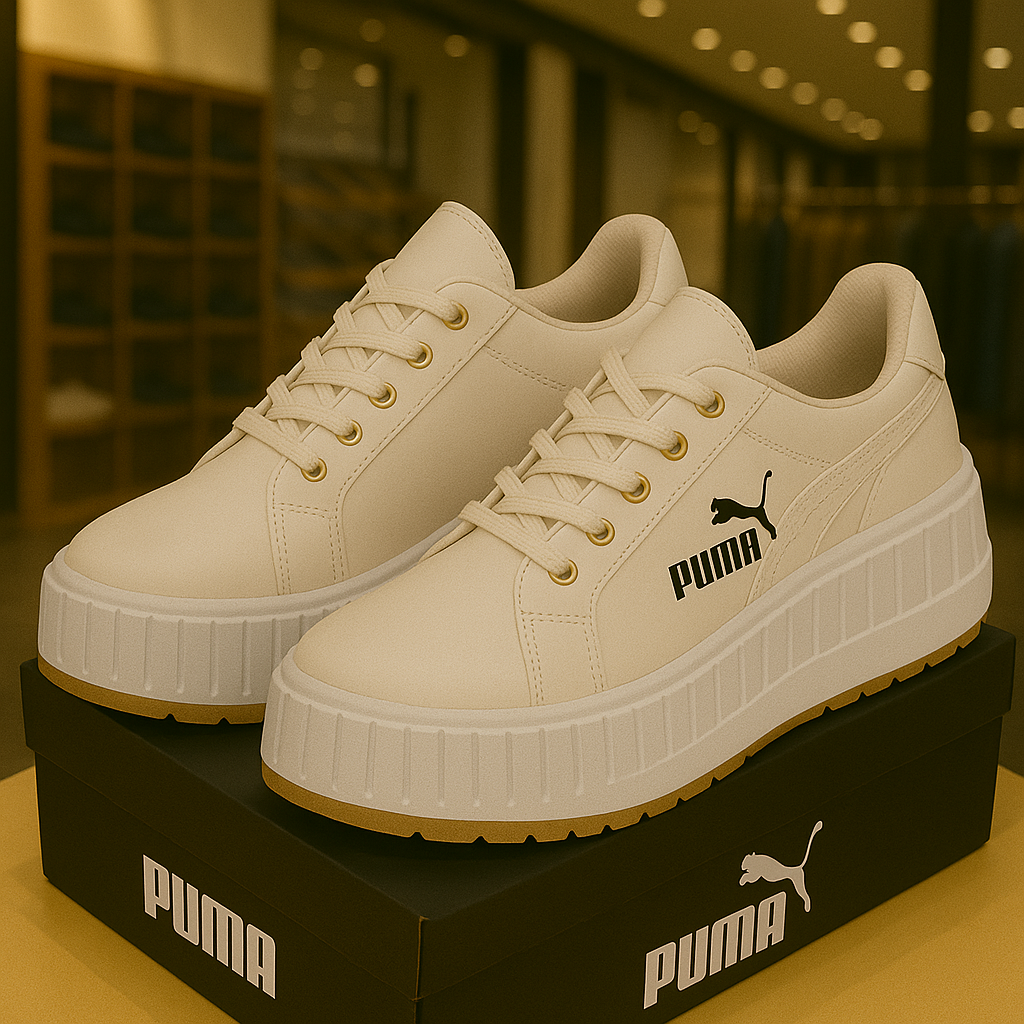 Puma FlatForm Max Comfort - Altura e Conforto Sem Sacrifício!