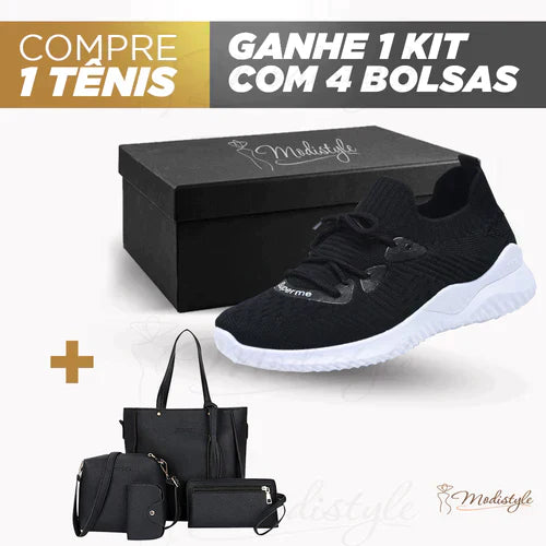 Running Comfort + Kit Bolsas - Performance e Estilo em Dobro!
