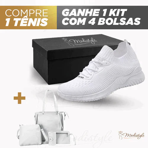 Running Comfort + Kit Bolsas - Performance e Estilo em Dobro!