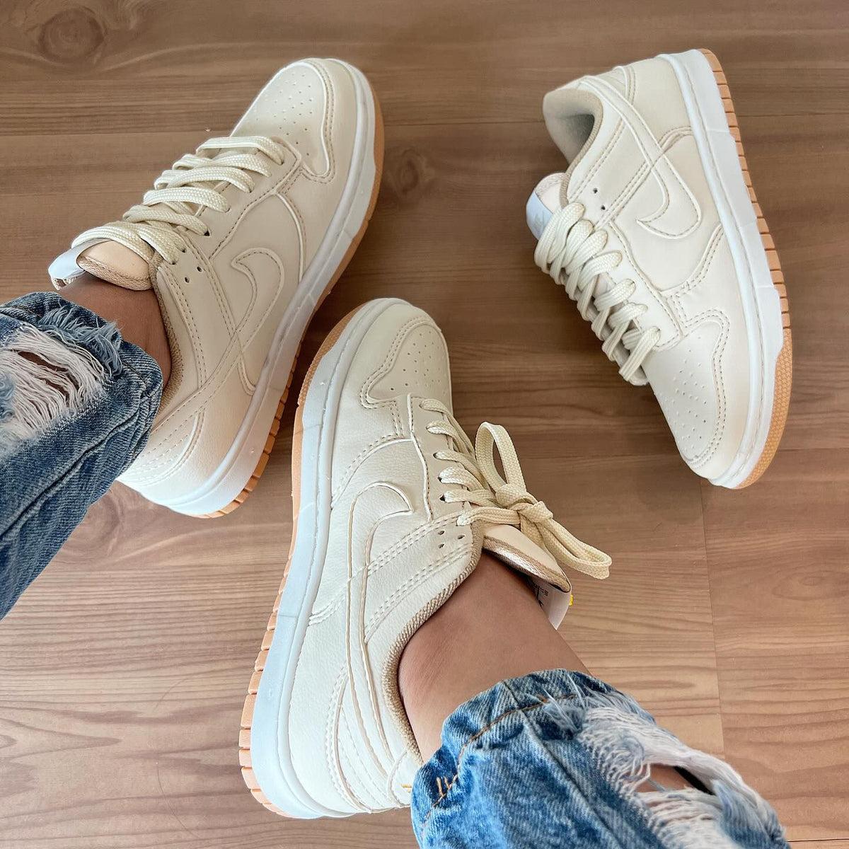 Air Dunk Bege Premium - Elegância e Estilo Que Impressionam!