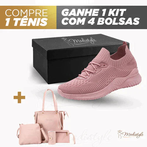 Running Comfort + Kit Bolsas - Performance e Estilo em Dobro!
